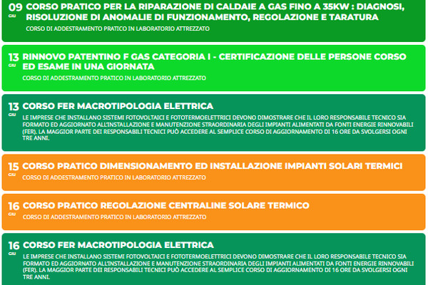 Programmazione Giugno